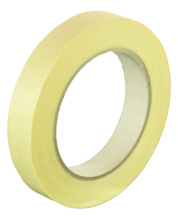 Kreppband 19 mm breit, Rolle a 50 mtr.