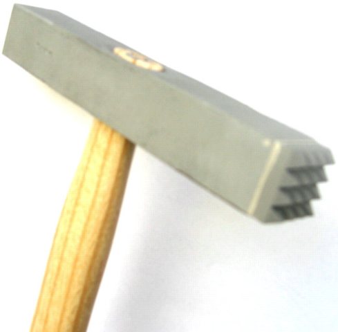 Bestückung für Stockhammer, Diamont 20x20 mm Zähnezahl 5x5 AUFPREIS für beidseitige Bestückung