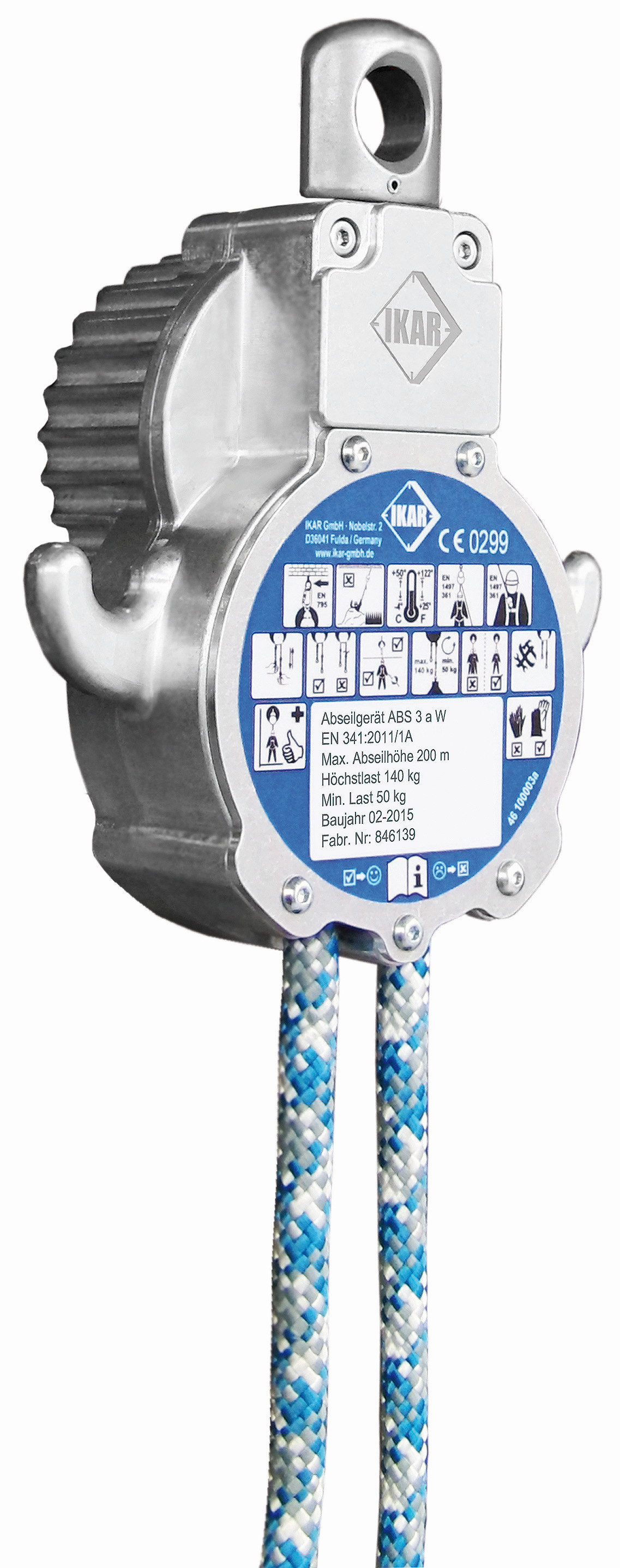 Seil Mehrlänge per Meter für AR_3581, AR_3580, AR_3582 und AR_3583 Seil per Meter (Durchmesser 10 mm, Gewicht 70 g/m)