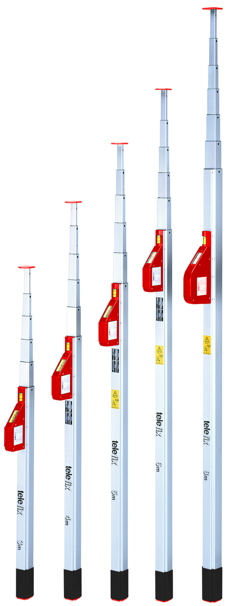 Teleskop-Meßstab GT-Fix 10 m, eingeschoben 1,63 m