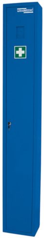 Stehschrank ultraLOCKER "1350", mit Füllung, blau