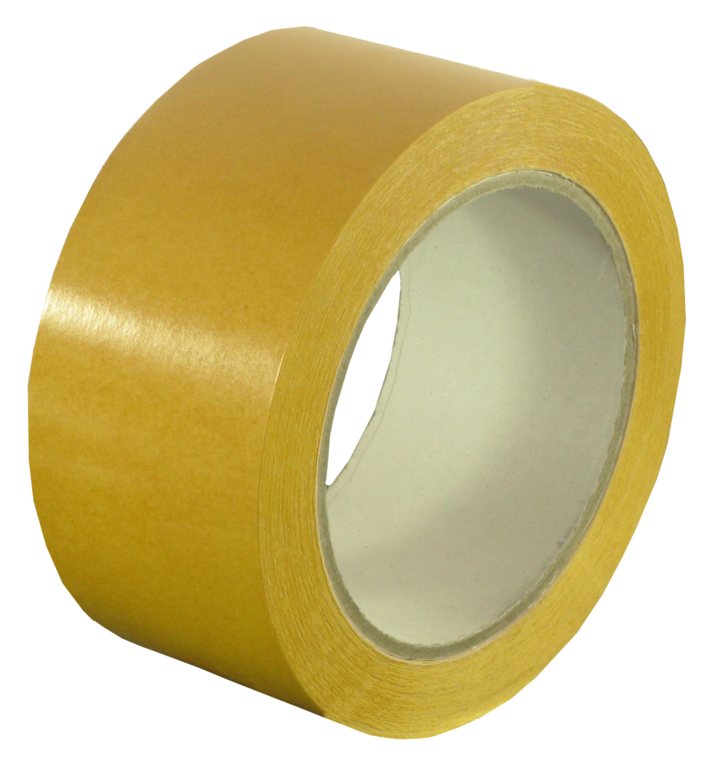 Doppelseitiges Klebeband 50 mm breit,Rolle a 25 mtr.