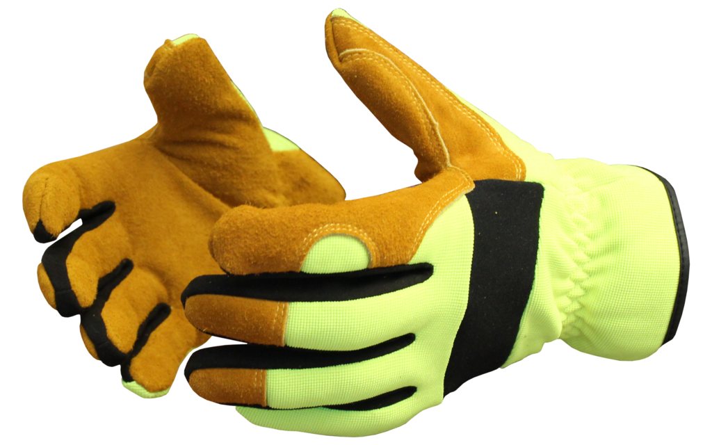 Handschuh "Neon" lime, Größe 10 