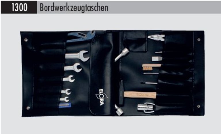 Bordwerkzeugtasche 1300 A   Doppelmaulschlüssel in AF