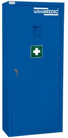 Stehschrank ultraLOCKER "1710", mit Füllung, blau