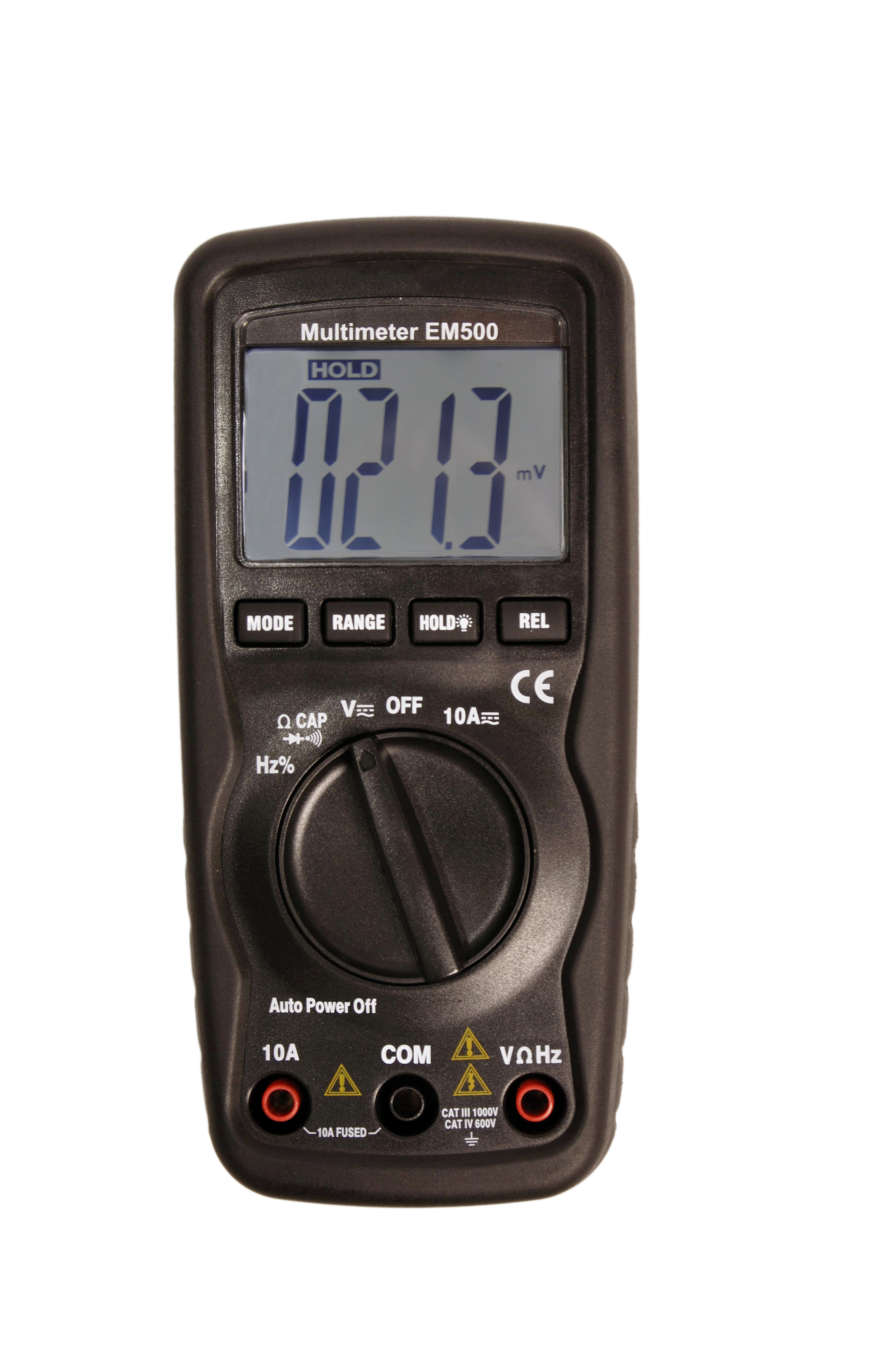 Metofix EM500 Digitaler Multimeter Komplett mit Tasche