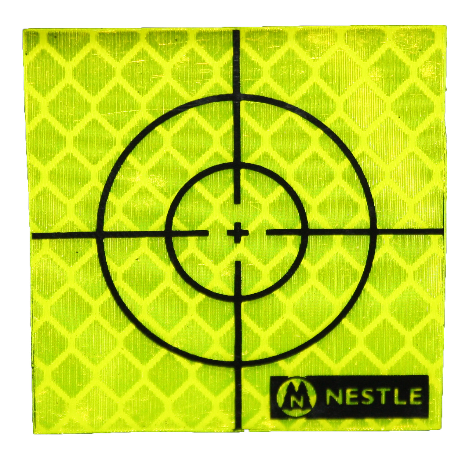 NESTLE Reflex-Zielmarke 40x40mm gelb, selbstklebend  