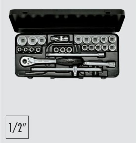 Steckschlüssel-Satz - 771-OK LMU        10-32 MM 1/2 " Antrieb