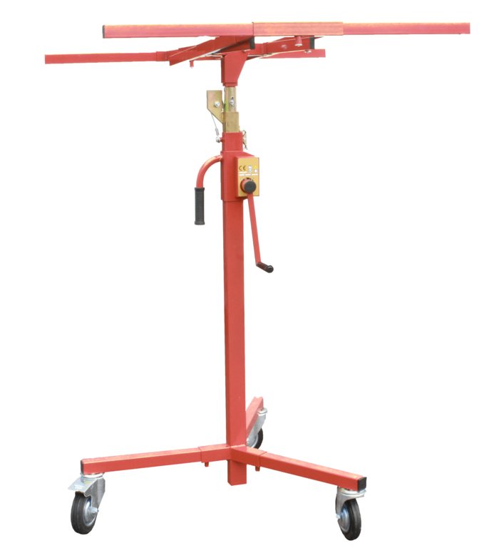 Plattenlift, rot, pulverbeschichtet 151-342 cm, max. Traglast 50 kg